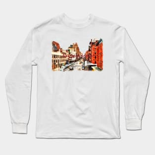 Newyork city art Long Sleeve T-Shirt